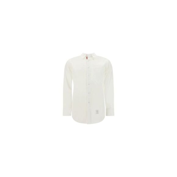 Thom Browne White Cotton Dress Men's Shirt